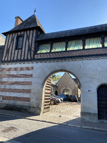 Entrée du gîte de l'Orangerie du Roi